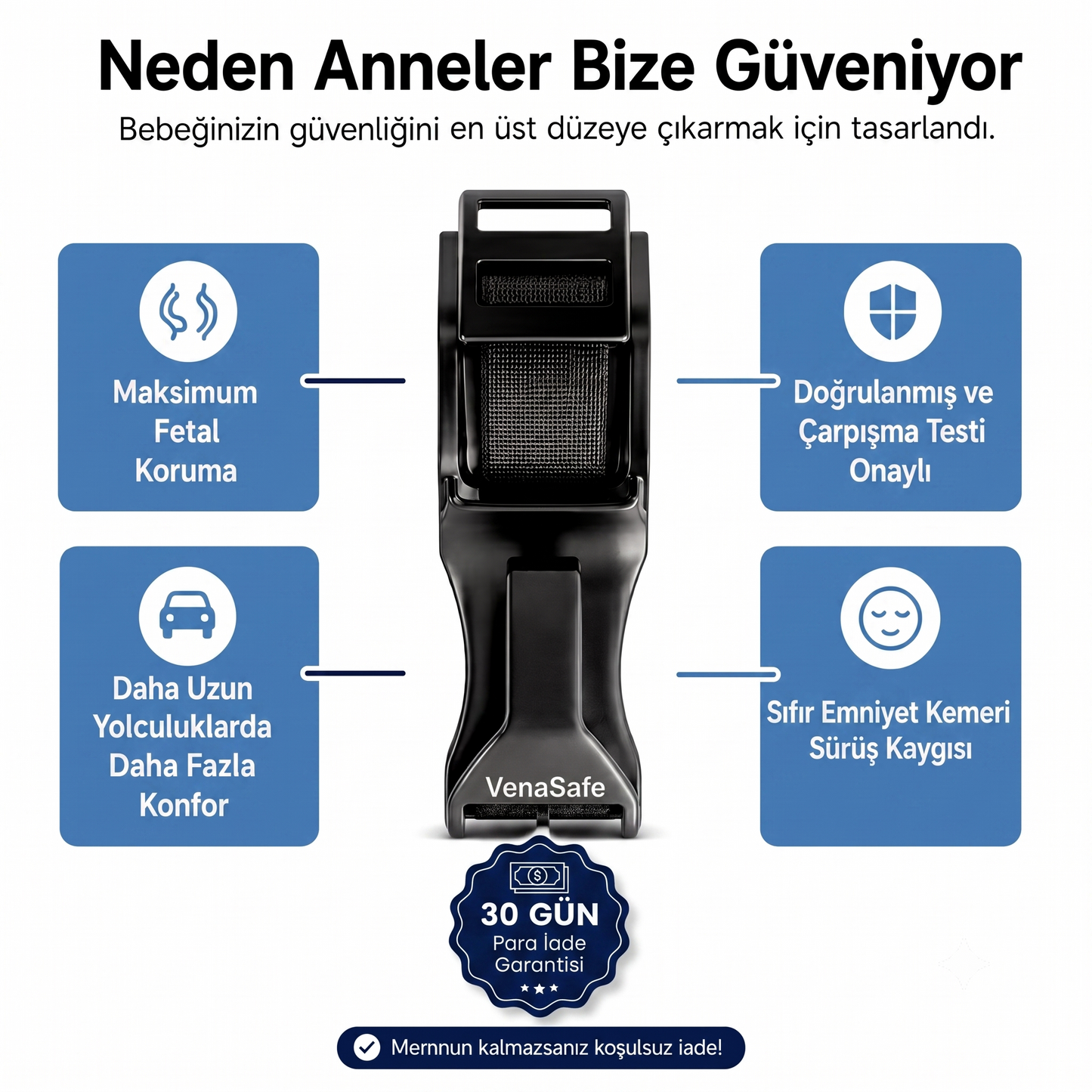 VenaSafe - Güvenli Hamilelik Emniyet Kemeri